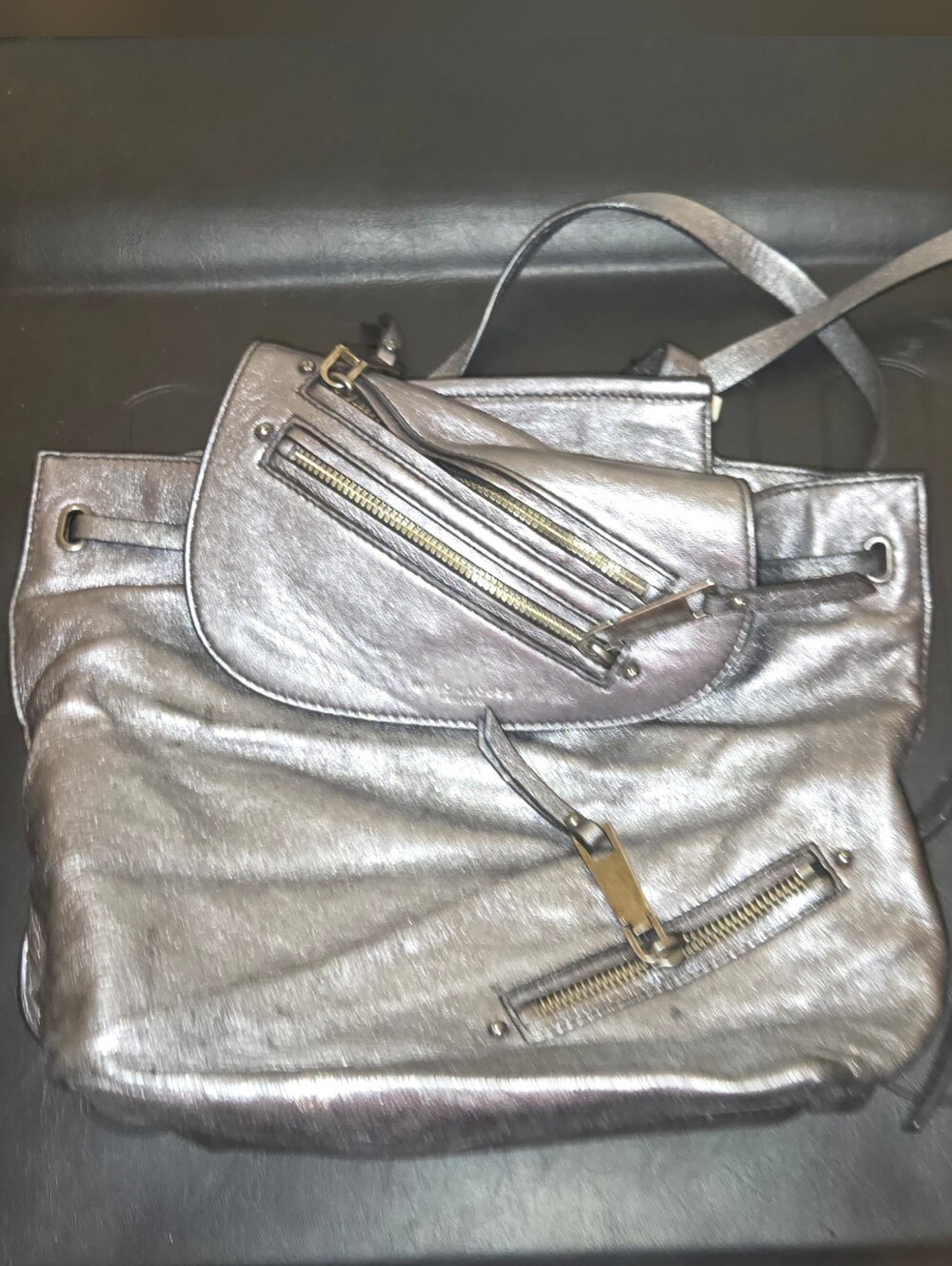 Marc Jacobs Black Leather Crossbody Bag - Picture 3 of 6